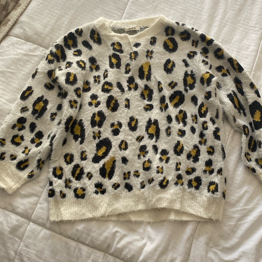 Fuzzy, Leopard Sweater